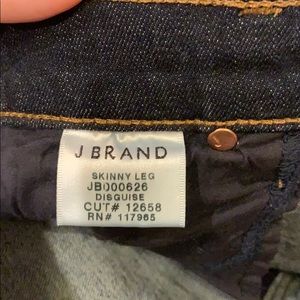 J Brand Jeans - J brand size 26, dark indigo wash step hem jeans J Brand Jeans - J brand size 26, dark indigo wash step hem jeans
